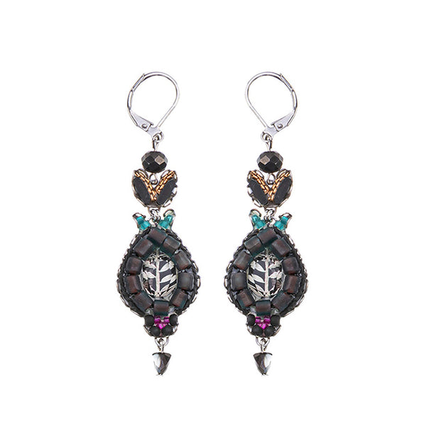 Ayala Bar Jewelry Ayala Bar Obsidian Set, Black Drop Earrings, Ink