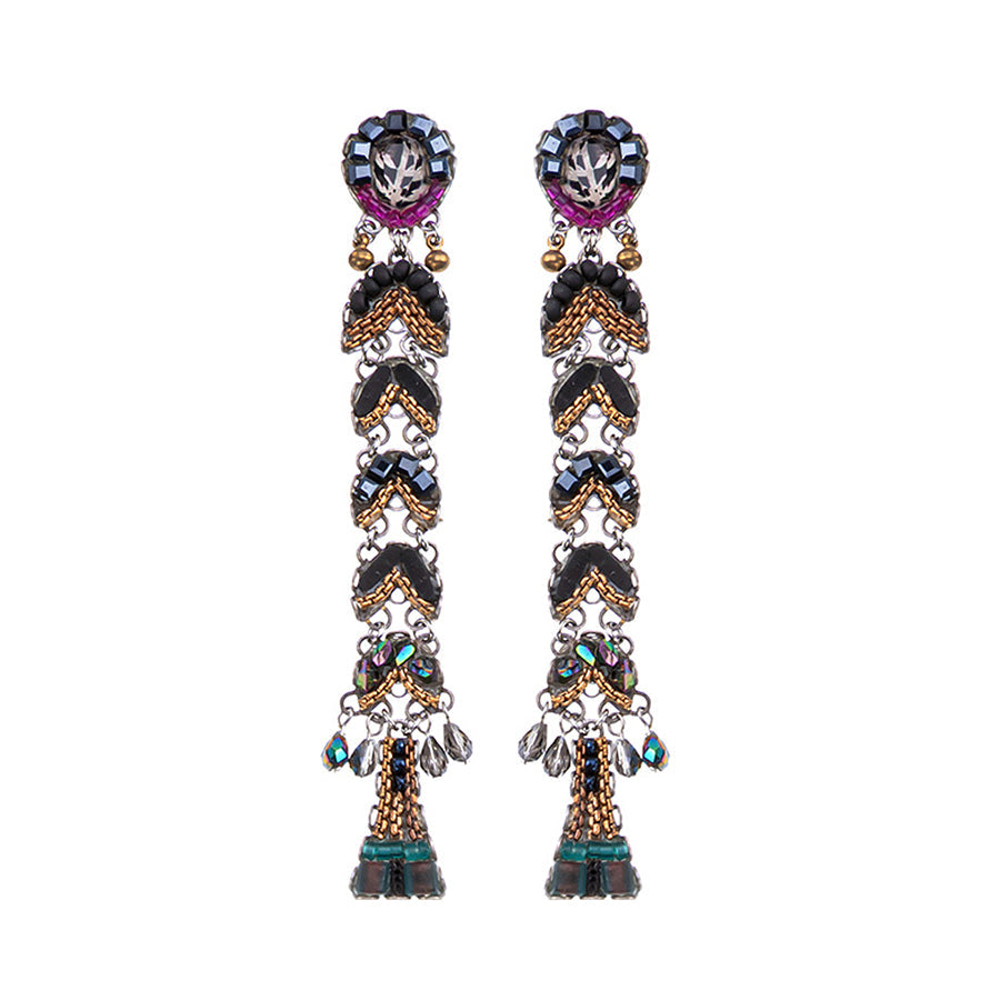 Ayala Bar Jewelry Ayala Bar Obsidian Set, Classic Black Earrings, Pitch
