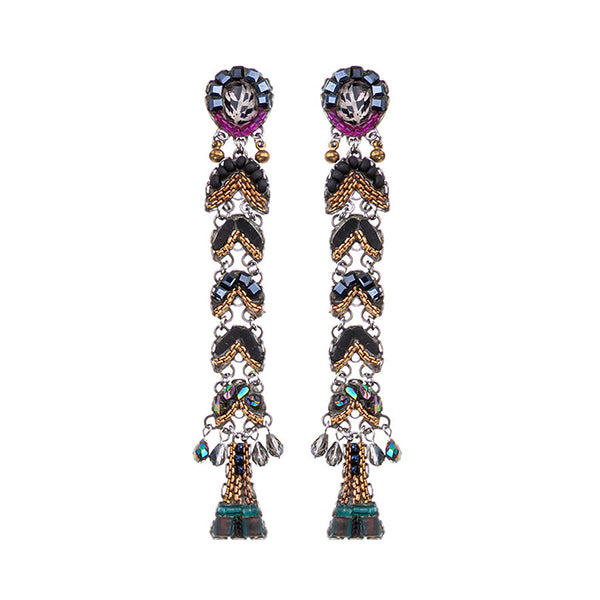 Ayala Bar Jewelry Ayala Bar Obsidian Set, Classic Black Earrings, Pitch