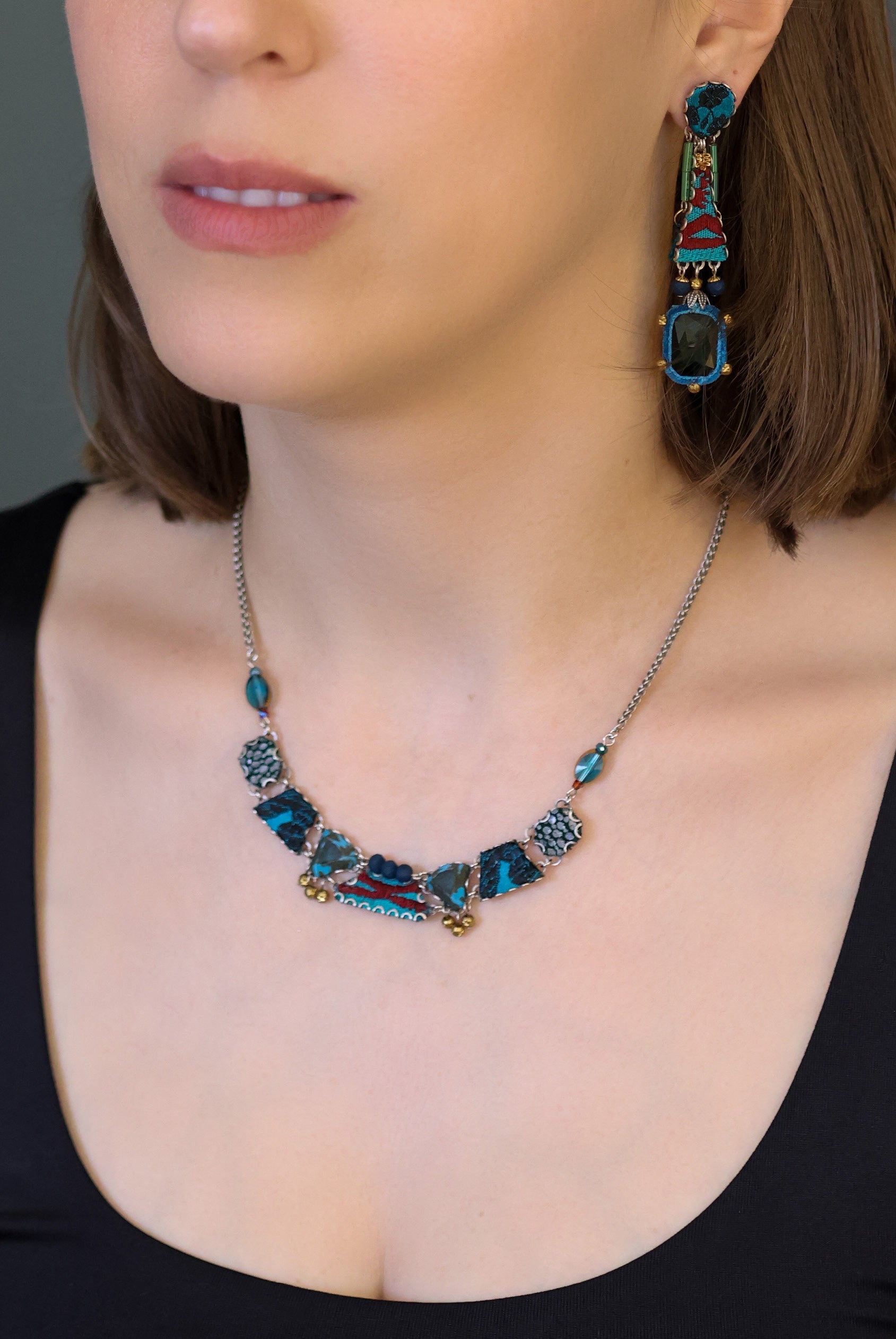 Ayala Bar Jewelry Ayala Bar Ocean Abyss  Set,Elegant Necklace, Shinkai