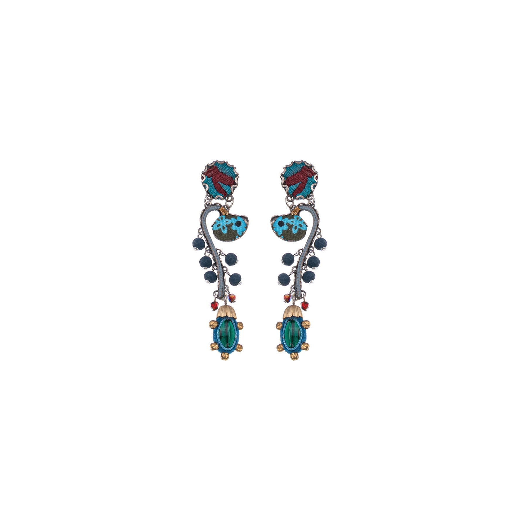 Ayala Bar Jewelry Ayala Bar Ocean Abyss  Set,Long delicat Earring,Samudra