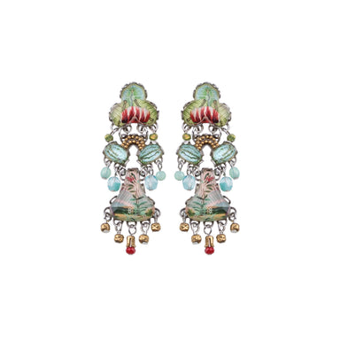 Ayala Bar Jewelry Ayala Bar Pastel Earrings Flower Garden   Set, Viola