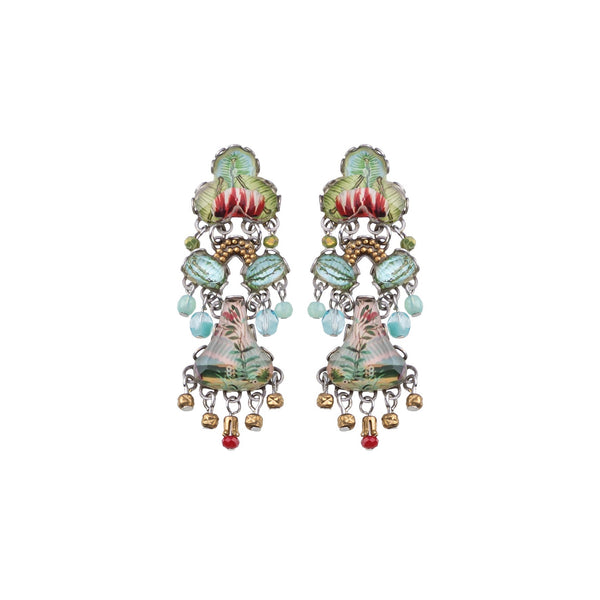 Ayala Bar Jewelry Ayala Bar Pastel Earrings Flower Garden   Set, Viola