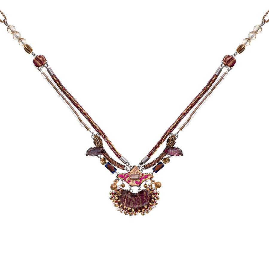 Ayala Bar Jewelry Ayala Bar Plum Wine Set, Custom Necklace, Hakubai