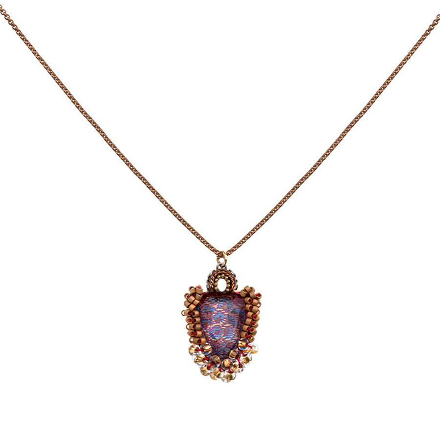 Ayala Bar Jewelry Ayala Bar Plum Wine Set, Elegant Pendant Necklace, Snowbloom