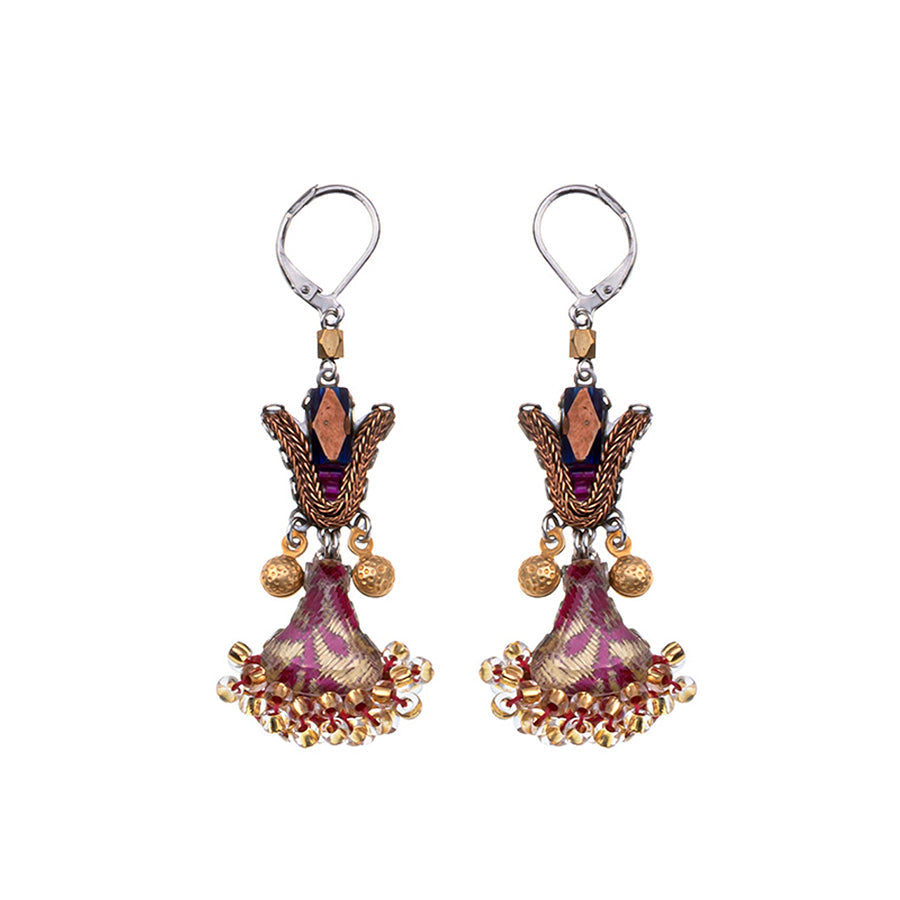 Ayala Bar Jewelry Ayala Bar Plum Wine Set, Hanging  Earrings, Lirio