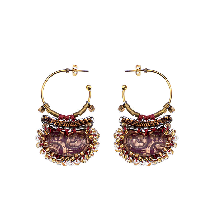 Ayala Bar Jewelry Ayala Bar Plum Wine Set, Purple Drop Earrings, Frostbloom