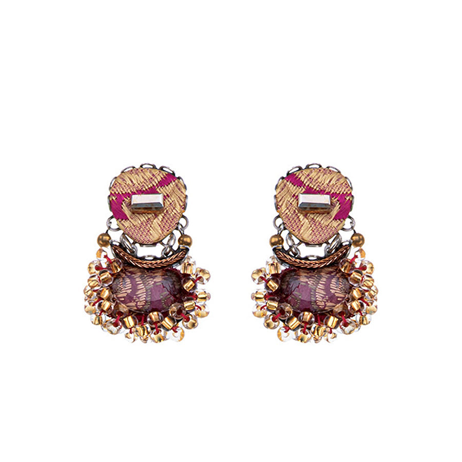 Ayala Bar Jewelry Ayala Bar Plum Wine Set, Purple Earrings, Petaline