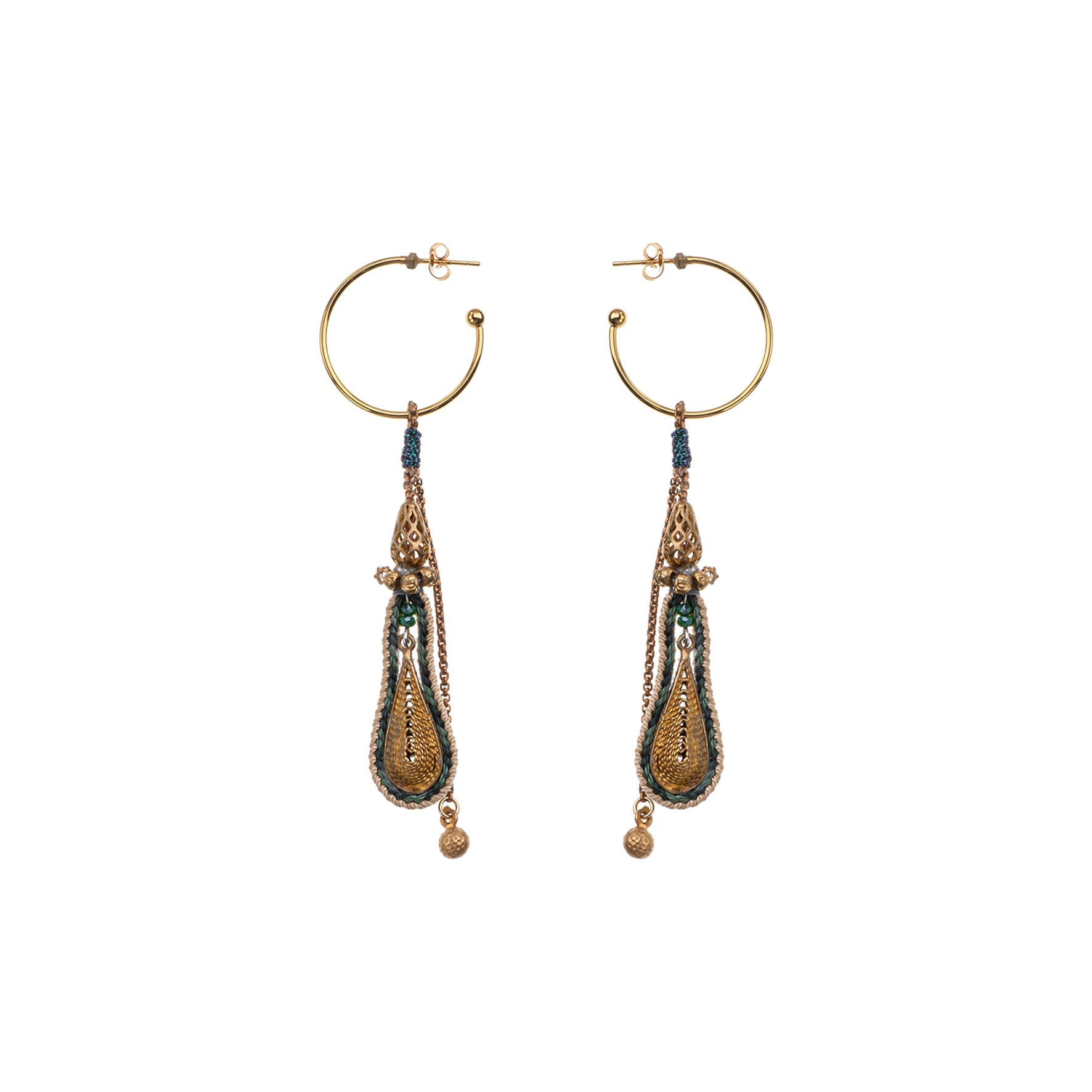 Ayala Bar Jewelry Ayala Bar Prism Set,Long Hoop Earring, Vine