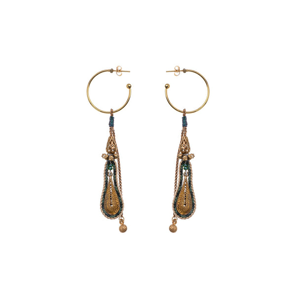 Ayala Bar Jewelry Ayala Bar Prism Set,Long Hoop Earring, Vine