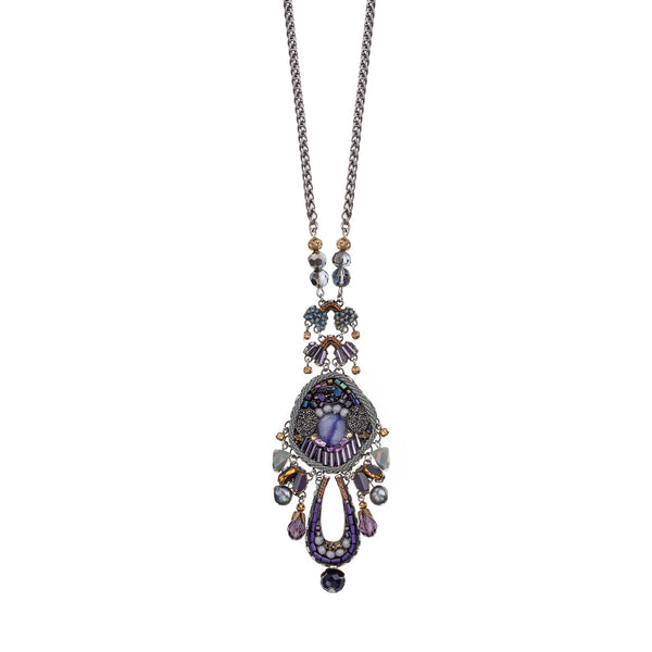 Ayala Bar Jewelry Ayala Bar Purple Passion Set,Beaded Pendant Necklace,Virtue
