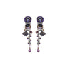 Ayala Bar Jewelry Ayala Bar Purple Passion Set,Long Beaded Earring,Takara