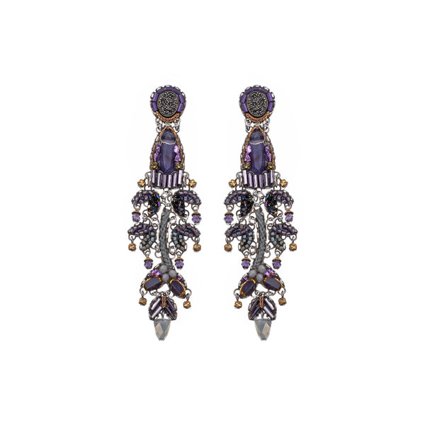 Ayala Bar Jewelry Ayala Bar Purple Passion Set,Long Statement Earring,Essence