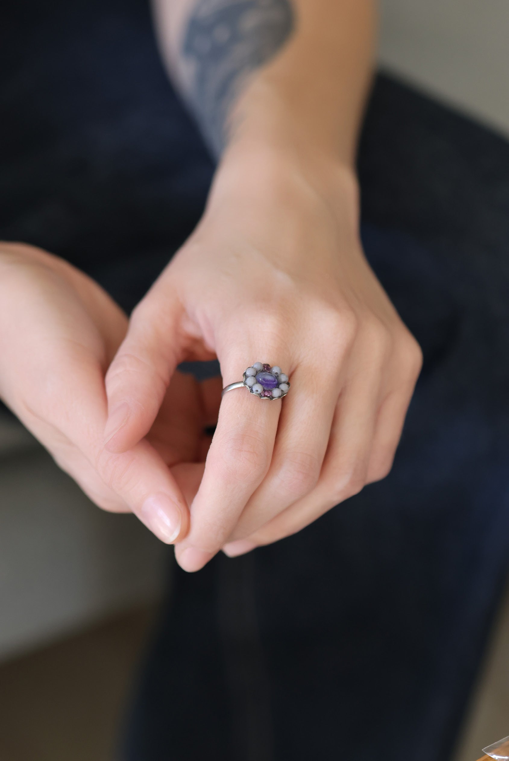 Ayala Bar Jewelry Ayala Bar Purple Passion Set,Purple Ring,Shakiti