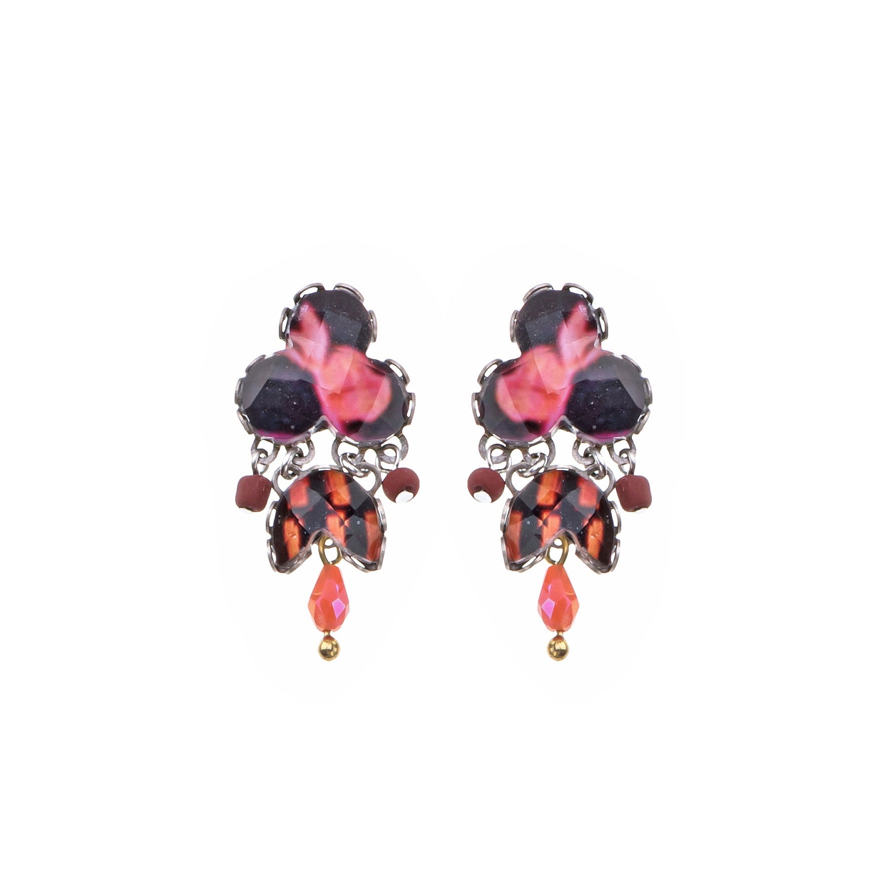 Ayala Bar Jewelry Ayala Bar Rosy Clay Set, Blossin Earrings