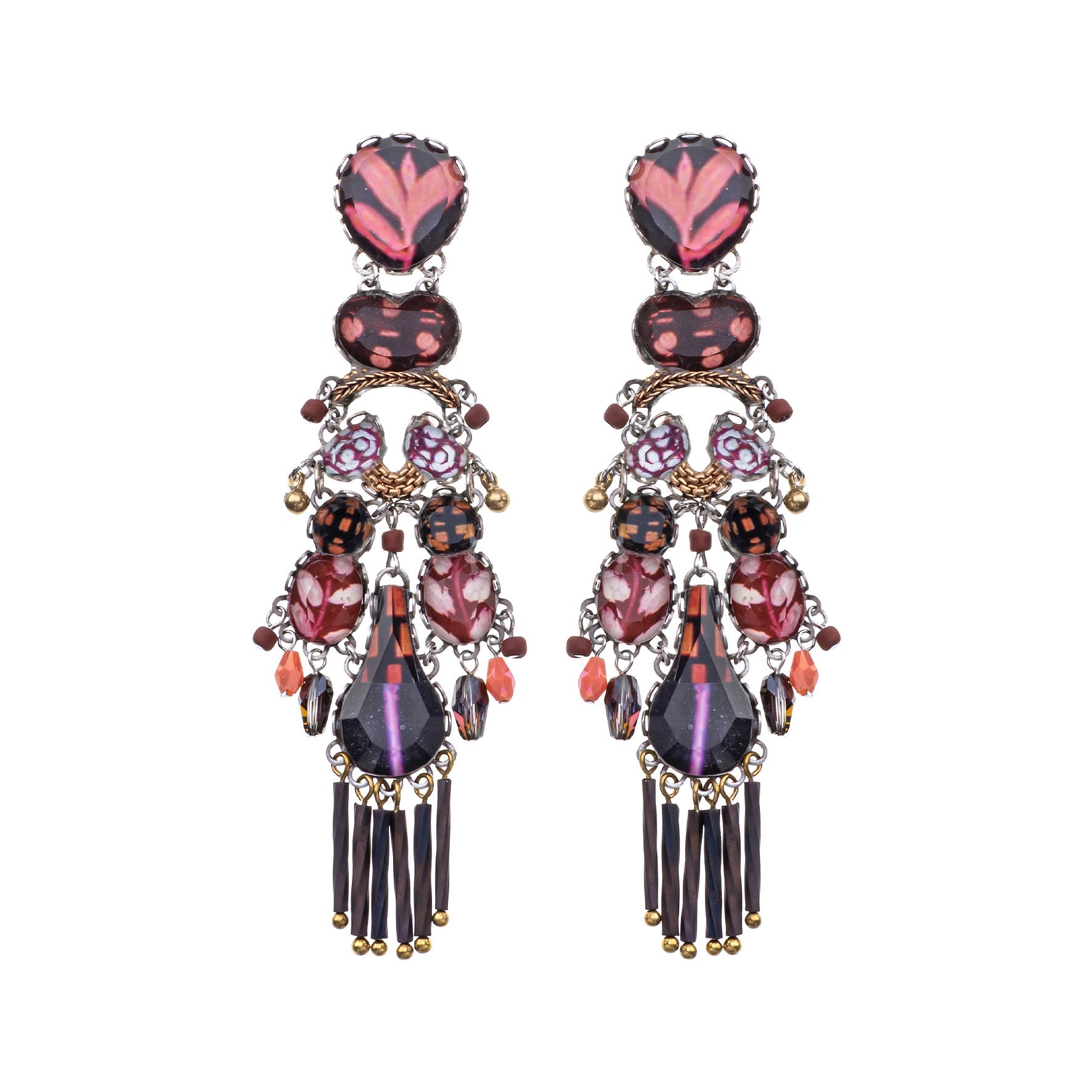 Ayala Bar Jewelry Ayala Bar Rosy Clay Set, Dasaria Earrings