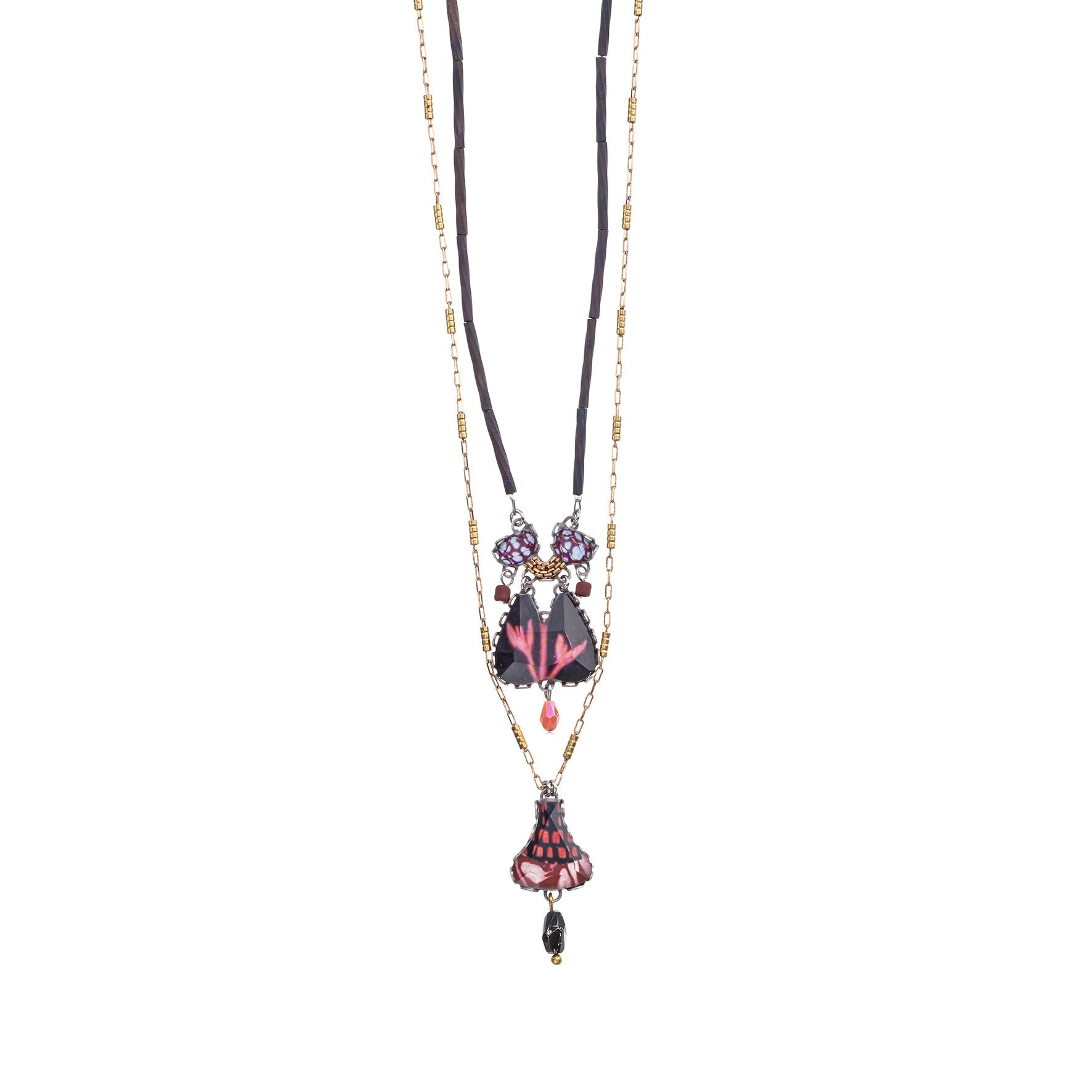 Ayala Bar Jewelry Ayala Bar Rosy Clay Set, Milobra Necklace