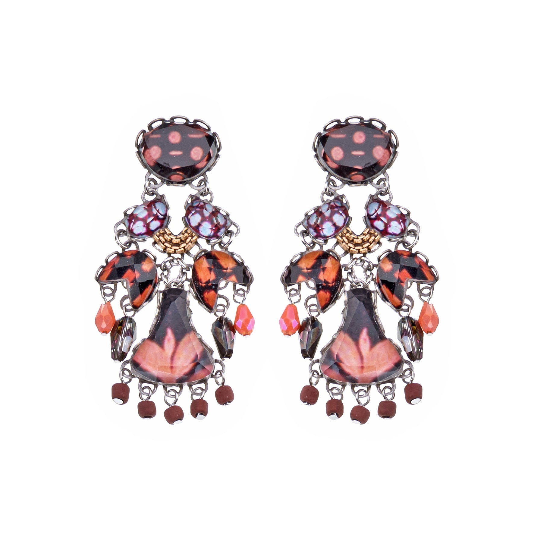 Ayala Bar Jewelry Ayala Bar Rosy Clay Set, Rosava Earrings