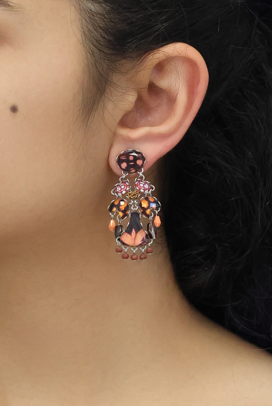Ayala Bar Jewelry Ayala Bar Rosy Clay Set, Rosava Earrings