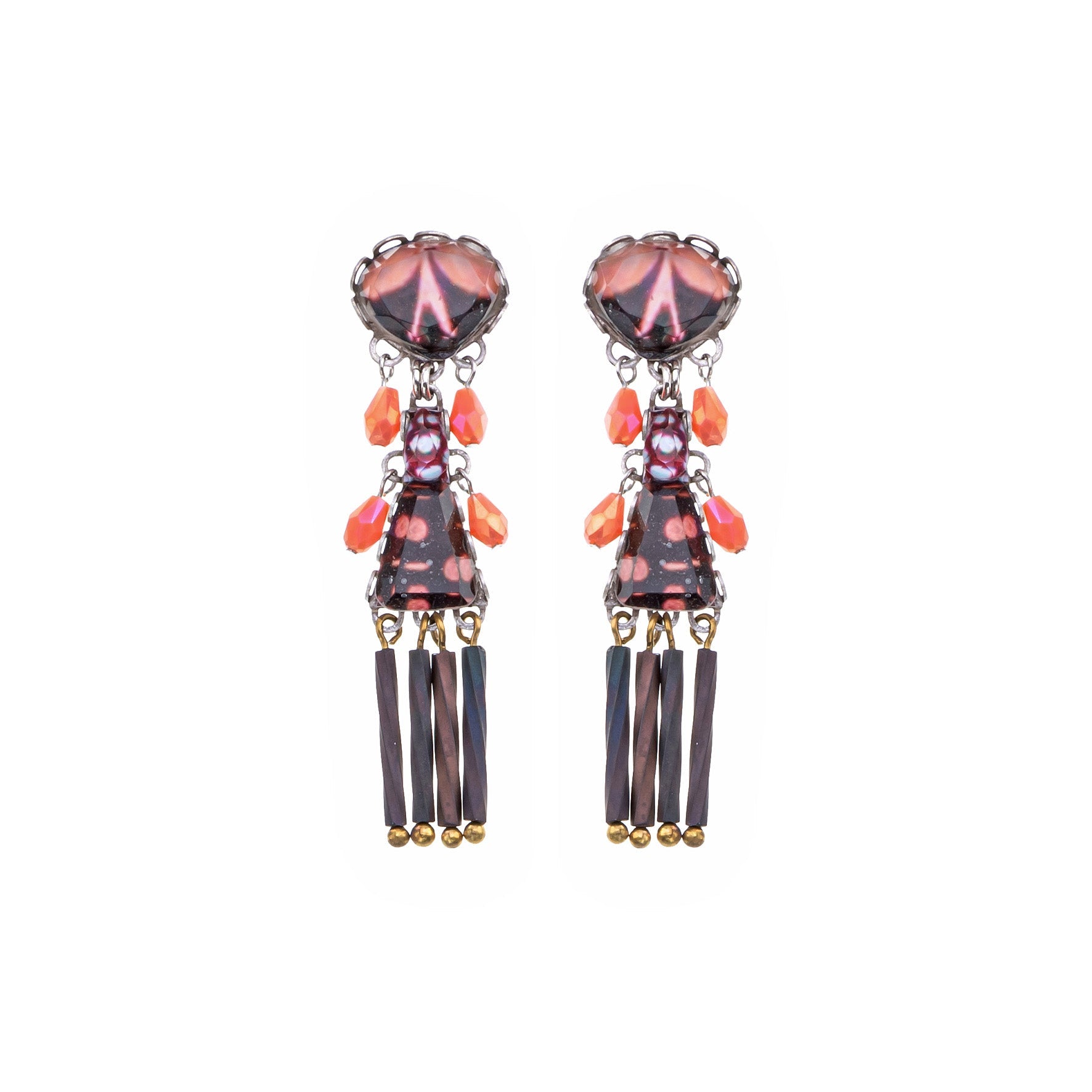 Ayala Bar Jewelry Ayala Bar Rosy Clay Set, Rosmelt Earrings