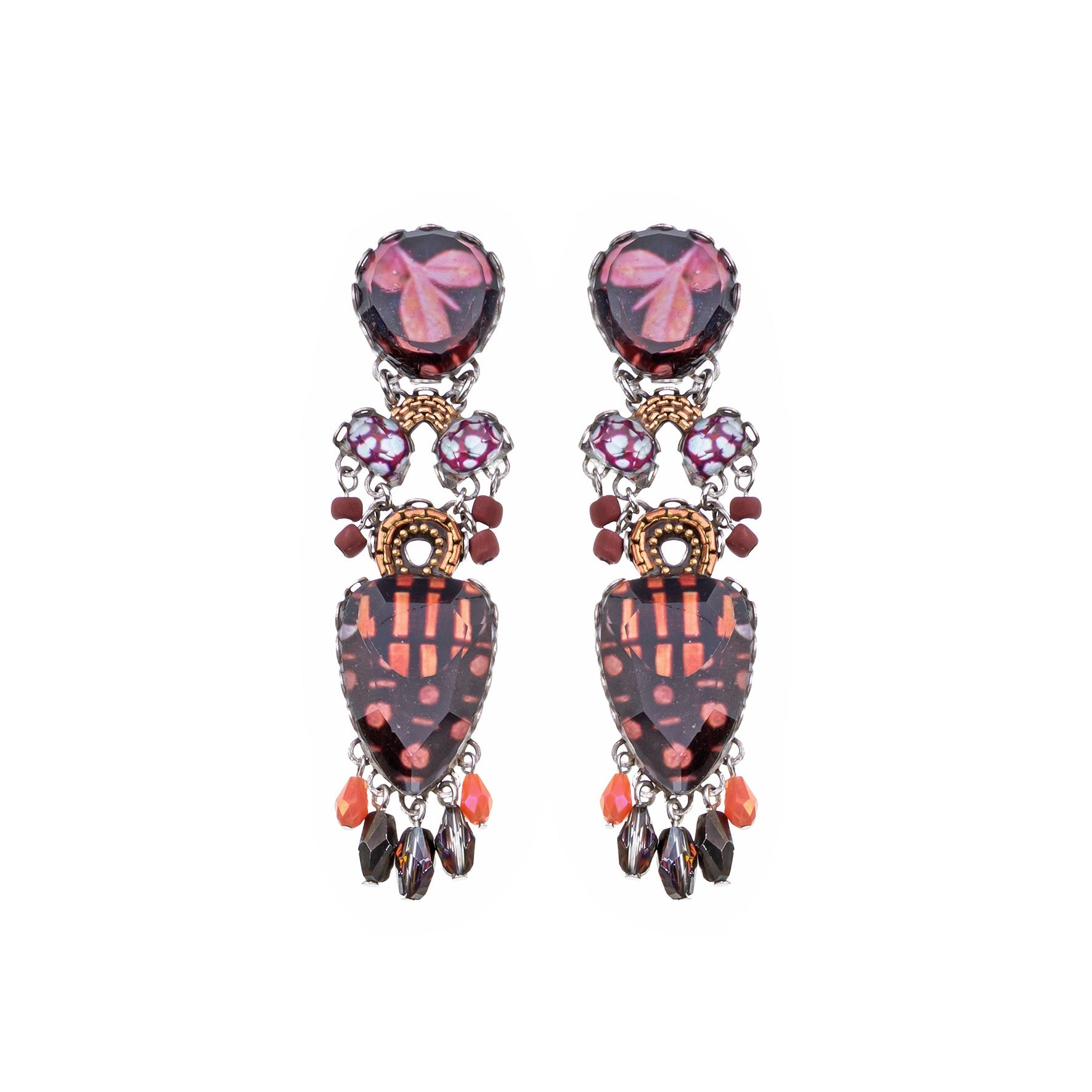 Ayala Bar Jewelry Ayala Bar Rosy Clay Set, Veloura Earrings