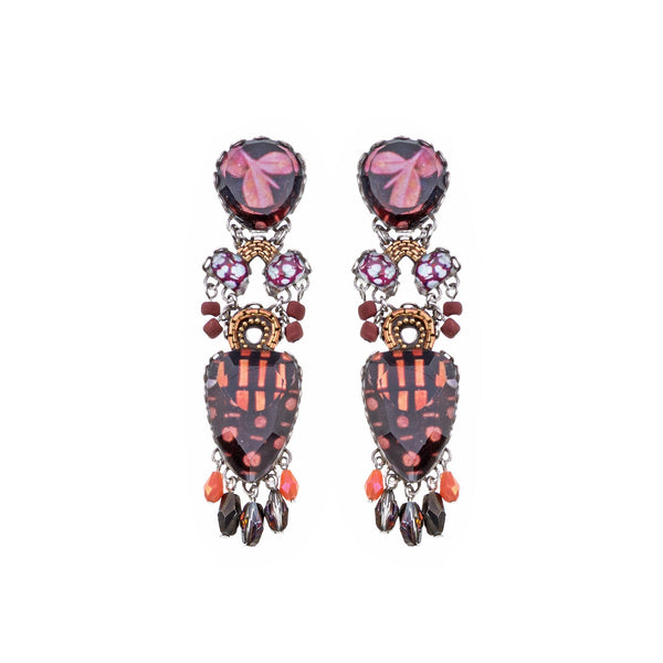 Ayala Bar Jewelry Ayala Bar Rosy Clay Set, Veloura Earrings