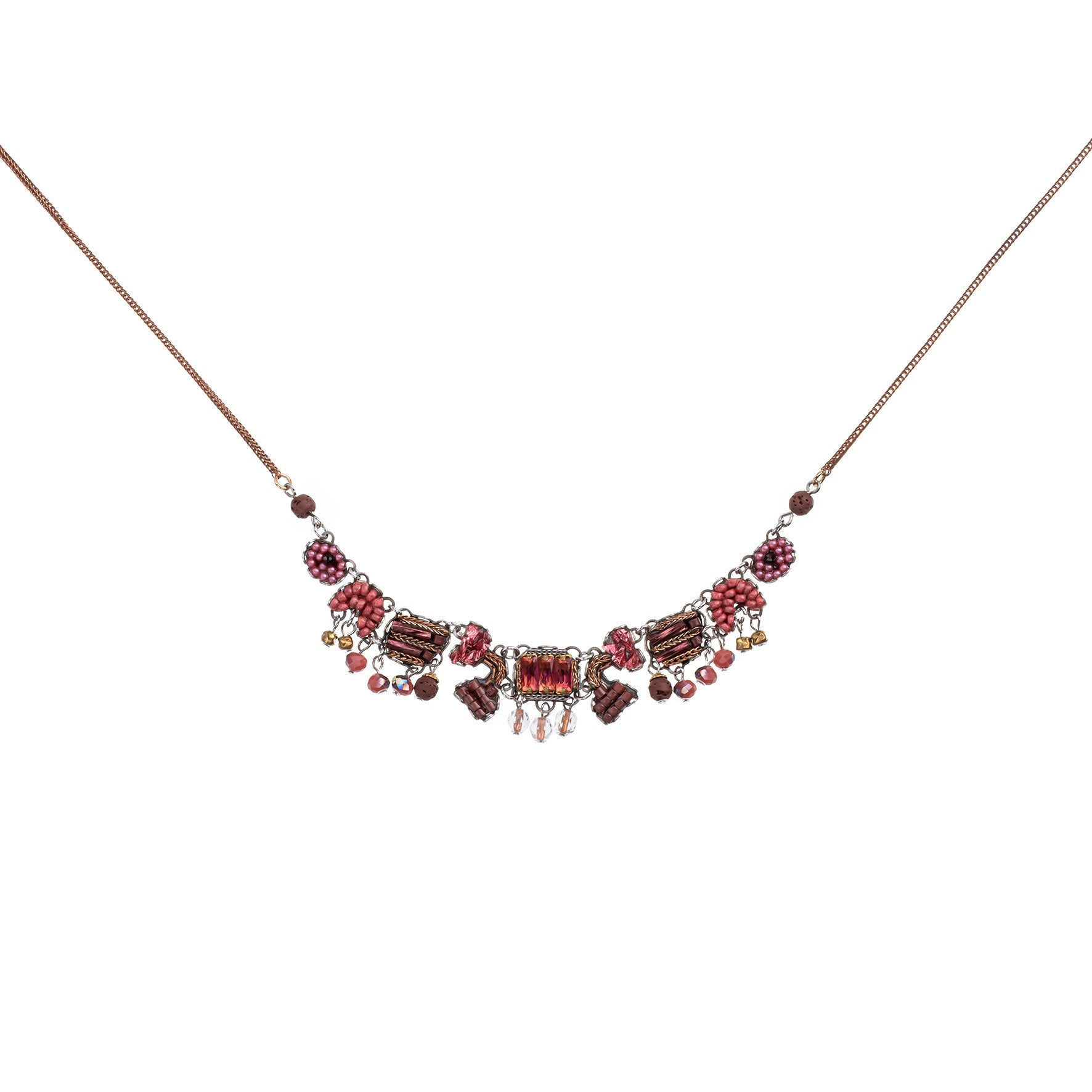 Ayala Bar Jewelry Ayala Bar Scarlet Bloom Set,Delicate Necklace, Sakina