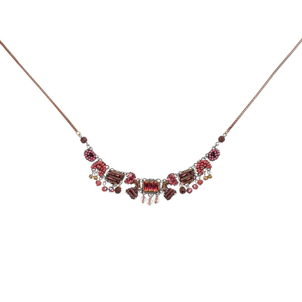 Ayala Bar Jewelry Ayala Bar Scarlet Bloom Set,Delicate Necklace, Sakina