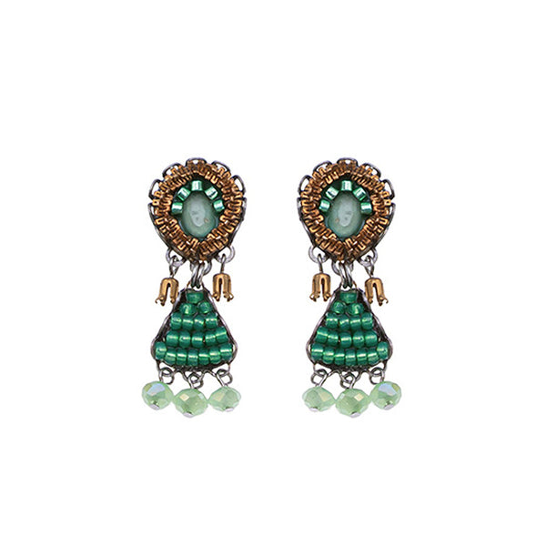 Ayala Bar Jewelry Ayala Bar Seagrass Set, Beadwork Earrings, Ruppia