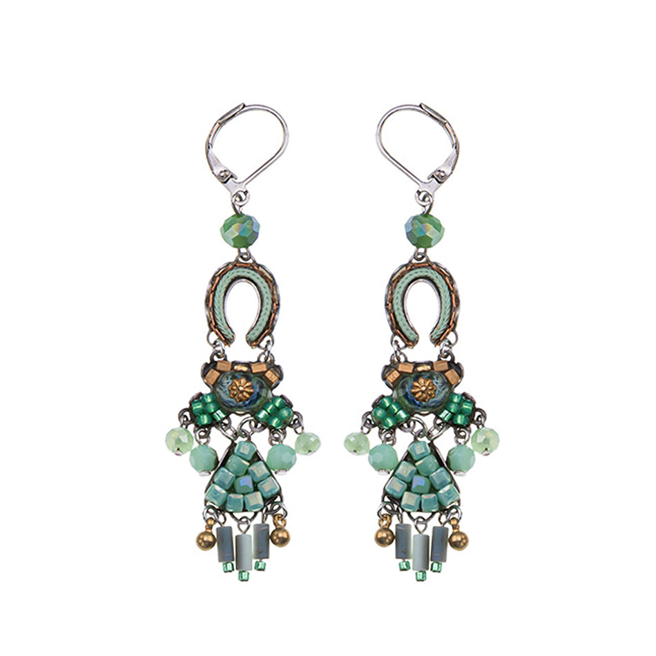 Ayala Bar Jewelry Ayala Bar Seagrass Set, Handmade Earrings, Enhalus