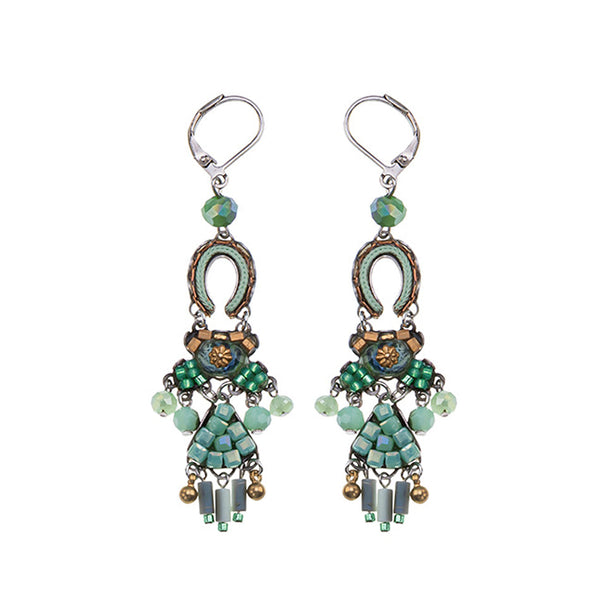 Ayala Bar Jewelry Ayala Bar Seagrass Set, Handmade Earrings, Enhalus