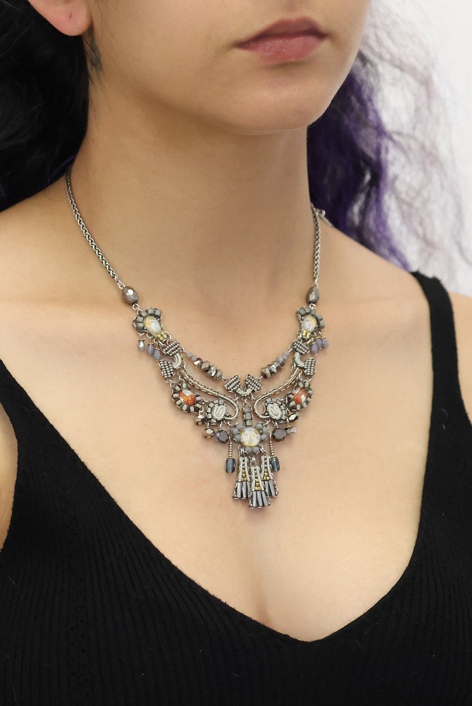 Ayala Bar Jewelry Ayala Bar Shivering Moonlight Set, Mirror Necklace