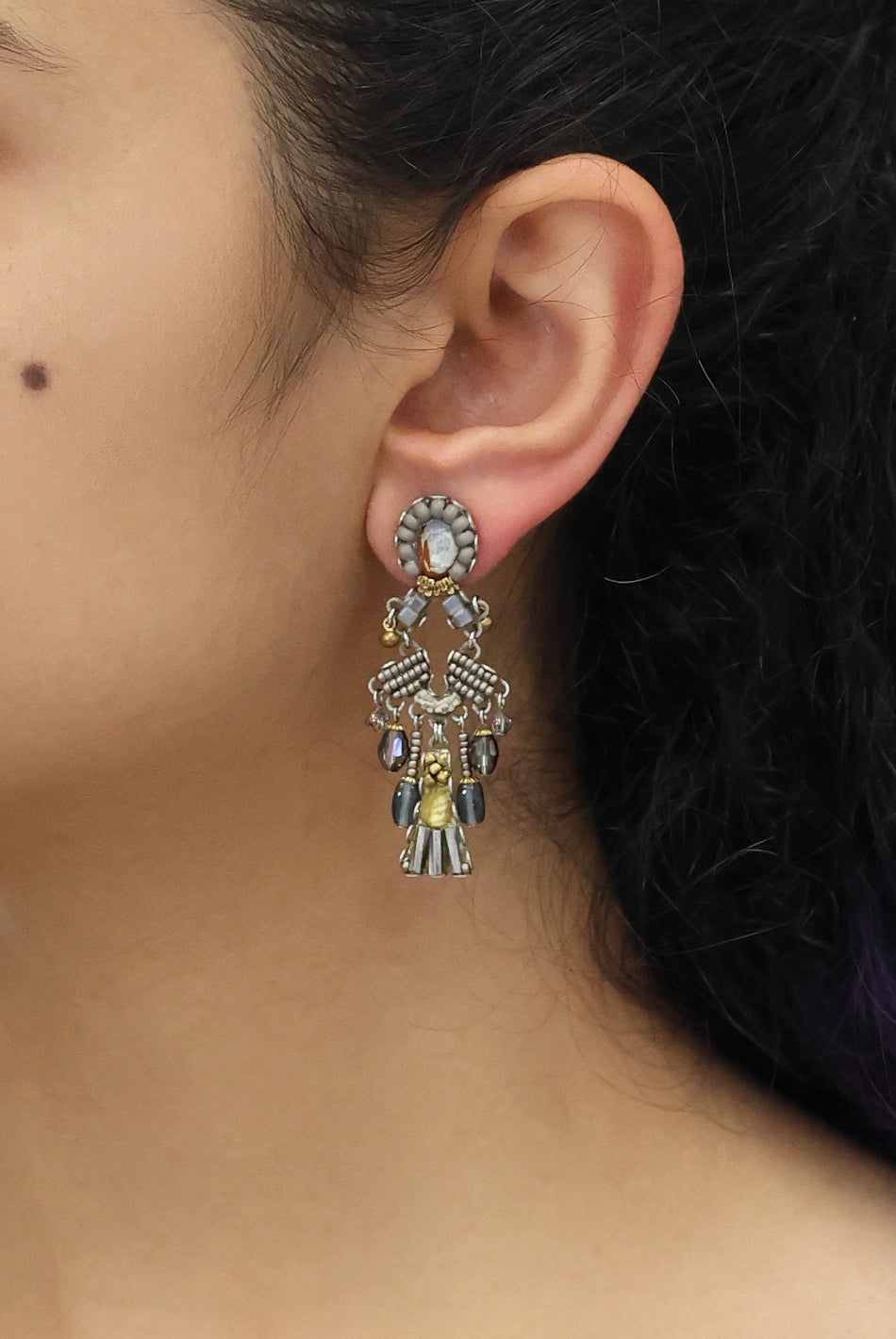 Ayala Bar Jewelry Ayala Bar Shivering Moonlight Set, Snowglow Earrings