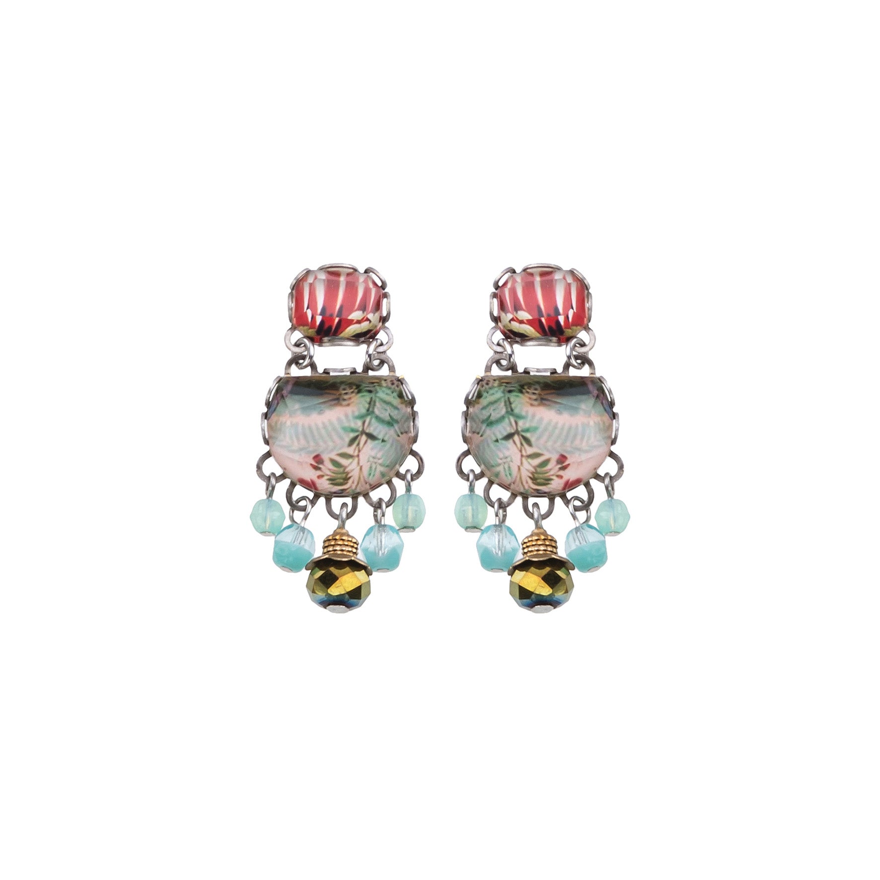 Ayala Bar Jewelry Ayala Bar Small Earrings Flower Garden   Set, Tansy