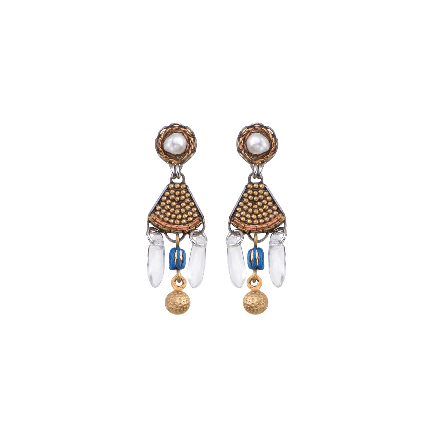 Ayala Bar Jewelry Ayala Bar Small Earrings Gold Totem Set, Sacra