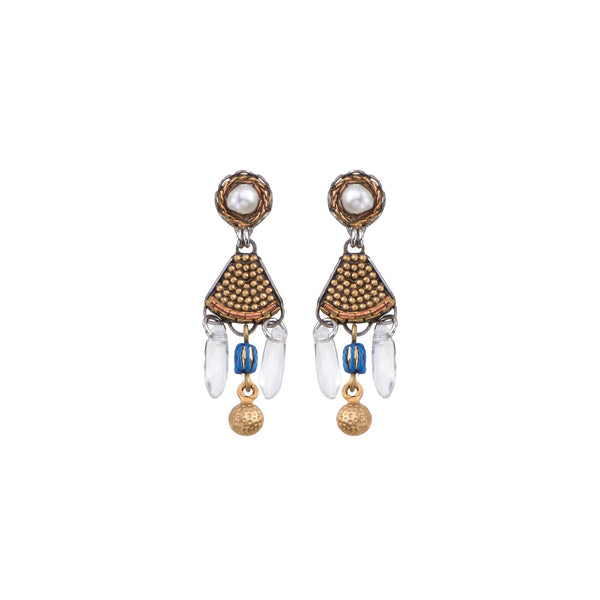 Ayala Bar Jewelry Ayala Bar Small Earrings Gold Totem Set, Sacra