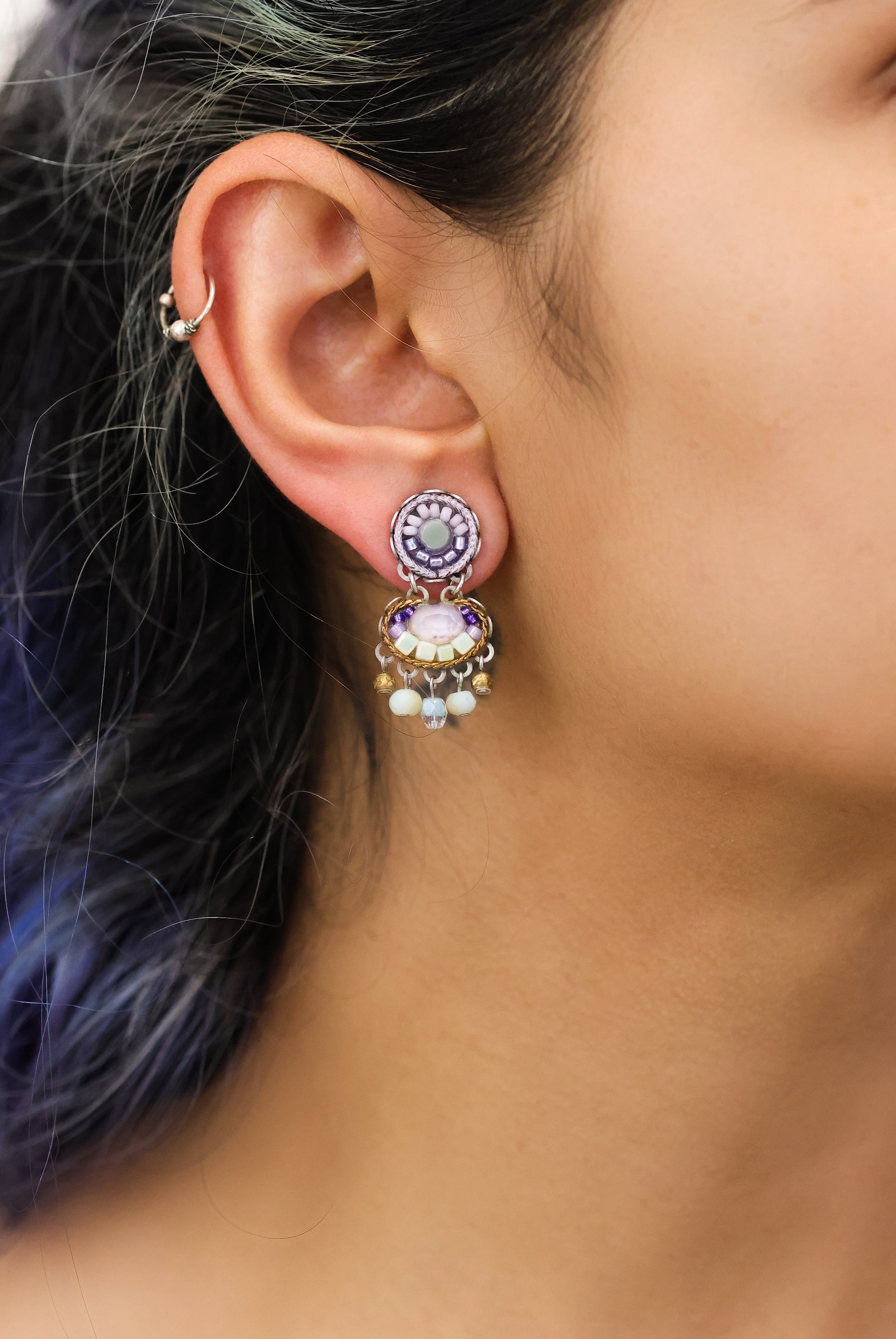 Ayala Bar Jewelry Ayala Bar Small  Earrings Hyacinth Set, Anvil