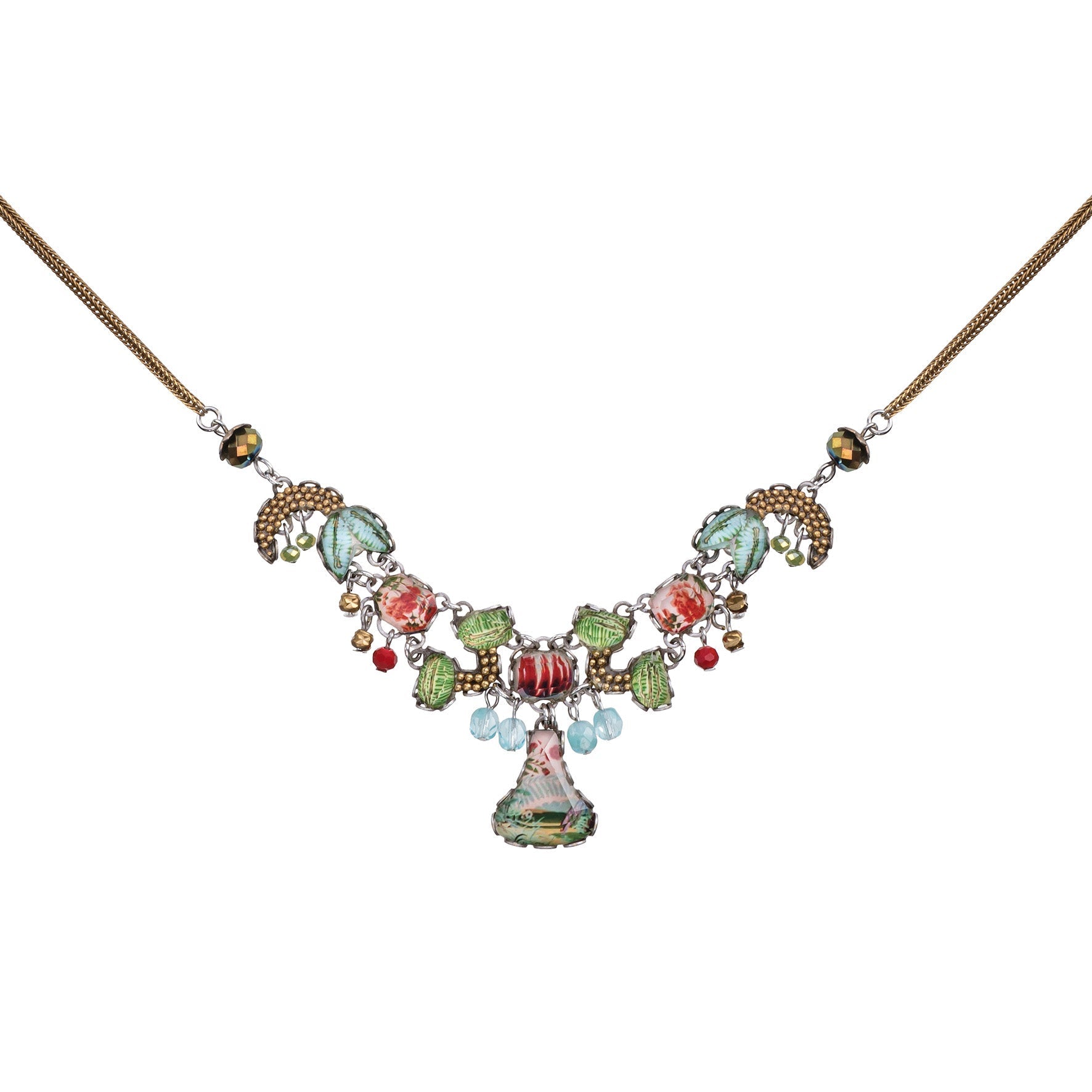 Ayala Bar Jewelry Ayala Bar Small Necklace Flower Garden   Set, Miarigold
