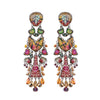 Ayala Bar Jewelry Ayala Bar Sunflower Surprise Set, Colorful Glass Long Earrings, Ambe