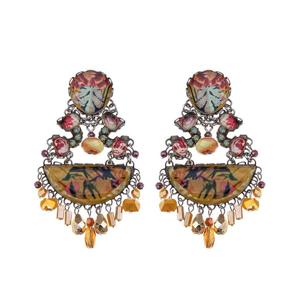 Ayala Bar Jewelry Ayala Bar Sunflower Surprise Set, Handmade Glass Earrings, Glow