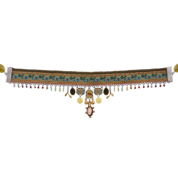Ayala Bar Jewelry Ayala Bar Vintage Gold Set,Artisan Choker Necklace, Hara