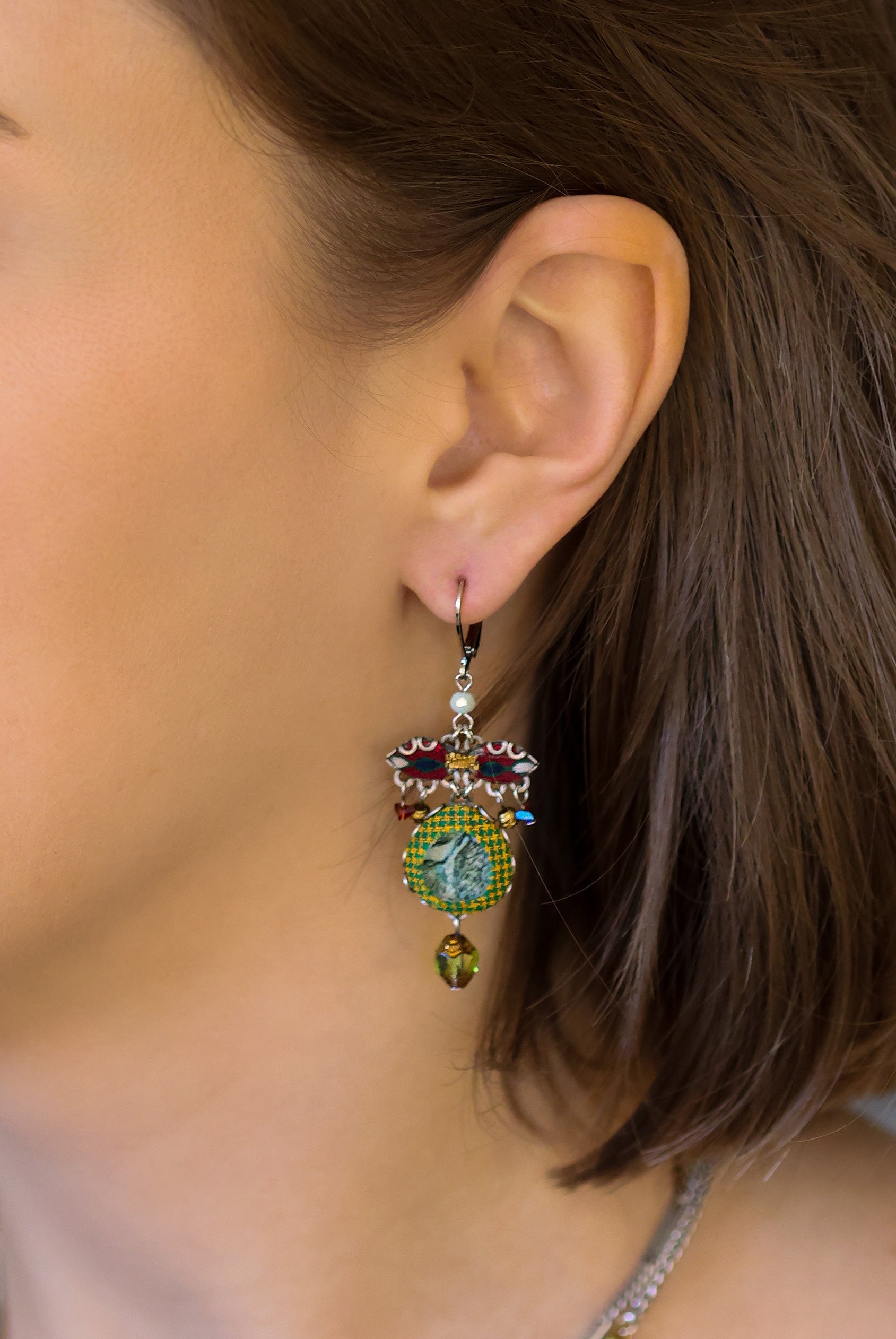 Ayala Bar Jewelry Ayala Bar Vintage Gold Set,Dangle Earring, Solace