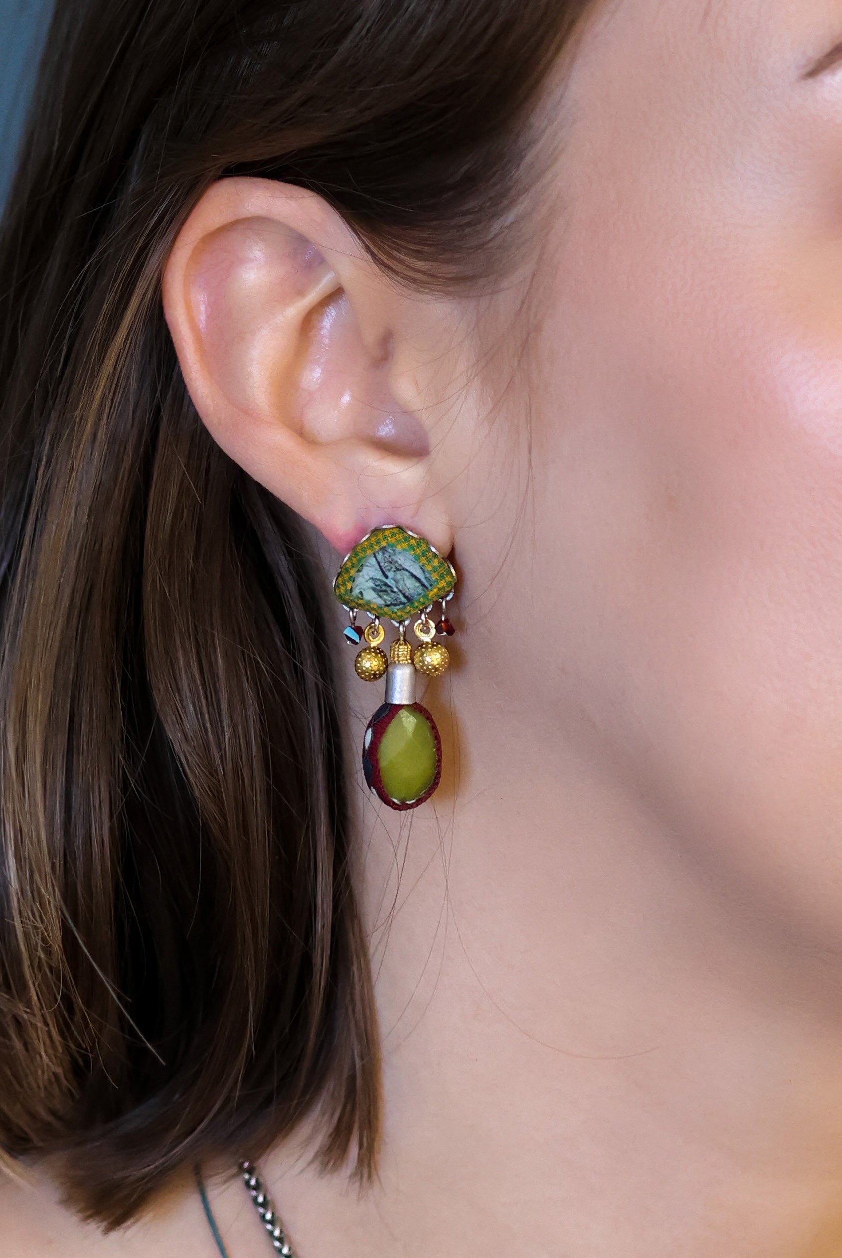 Ayala Bar Jewelry Ayala Bar Vintage Gold Set, Earring,Harita