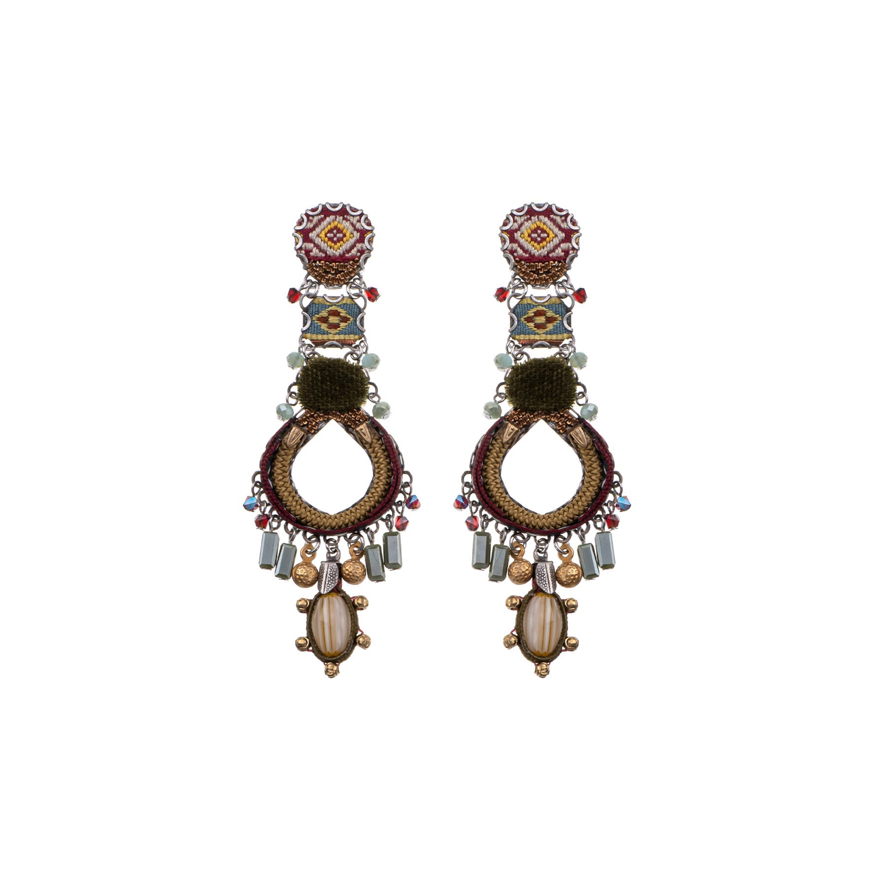 Ayala Bar Jewelry Ayala Bar Vintage Gold Set, Earring,Kusa