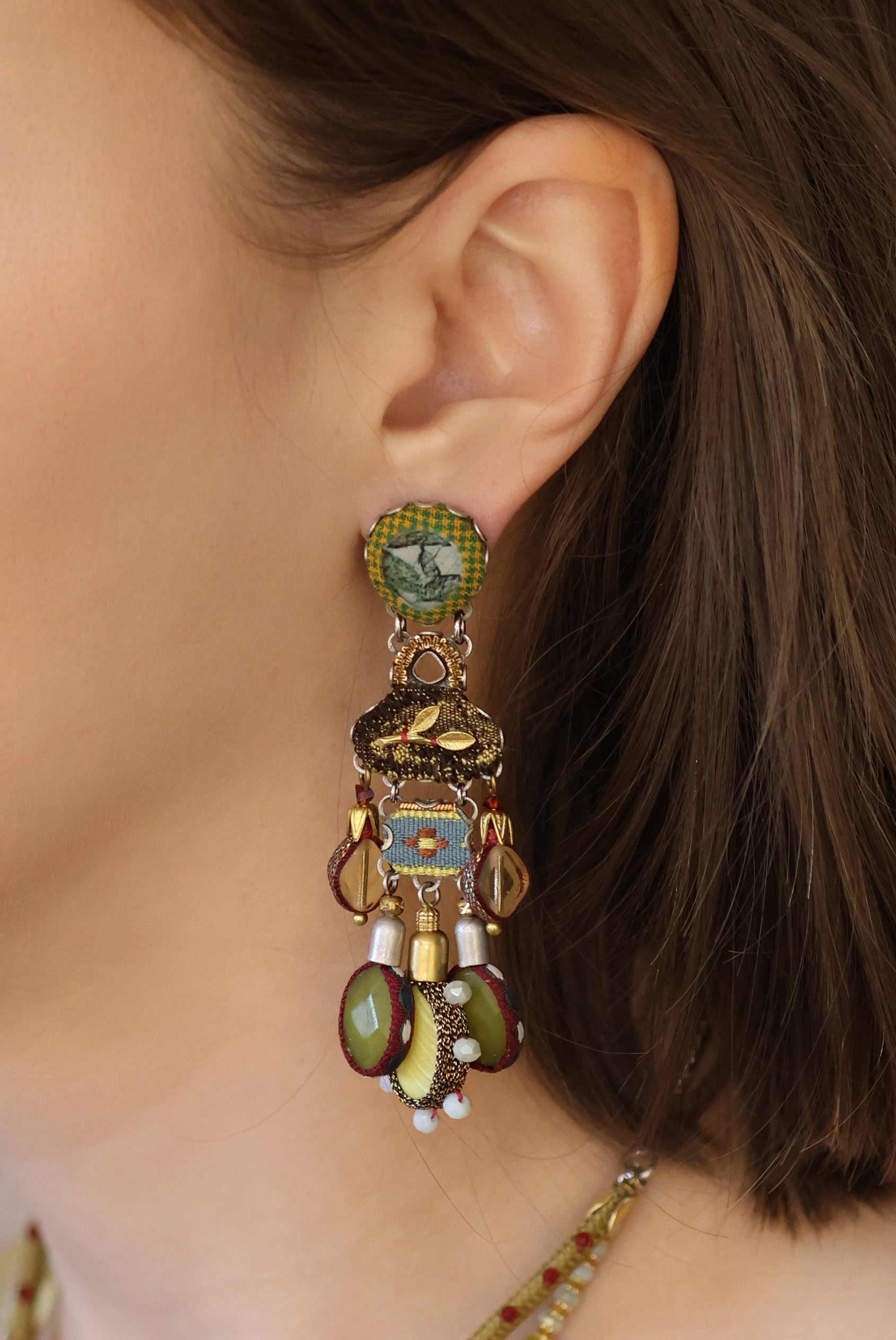 Ayala Bar Jewelry Ayala Bar Vintage Gold Set,Statement Earring,Prato
