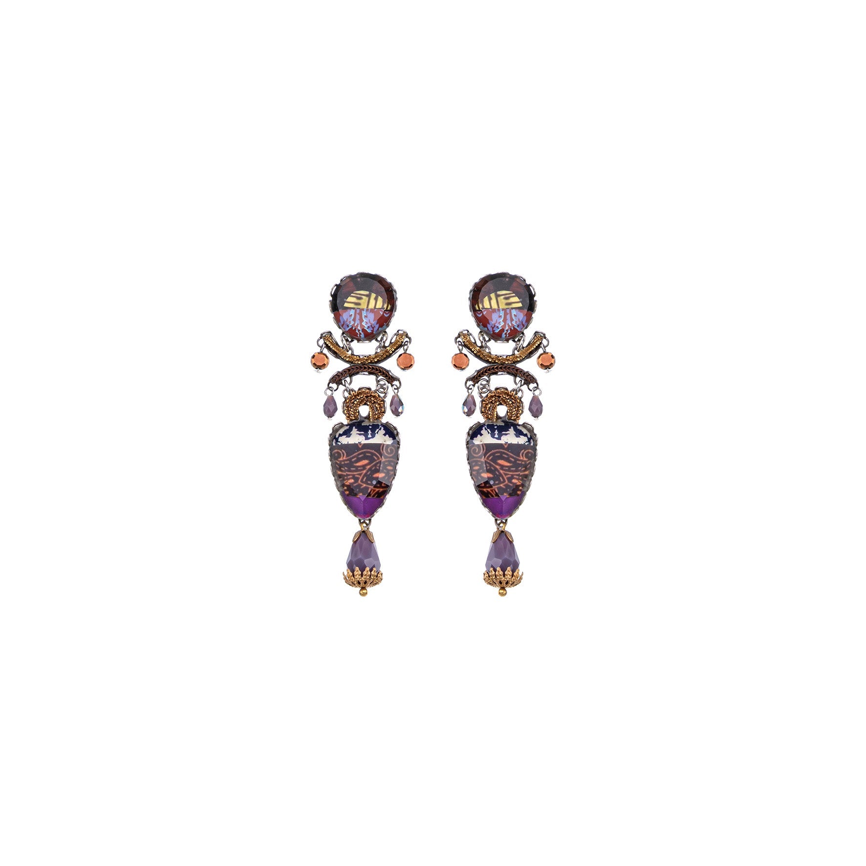 Ayala Bar Jewelry Ayala Bar Winter Warmth Set,Glass Earring, Mitti