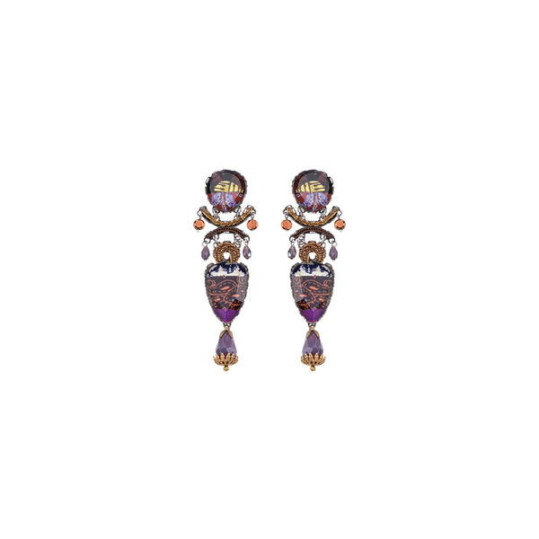 Ayala Bar Jewelry Ayala Bar Winter Warmth Set,Glass Earring, Mitti