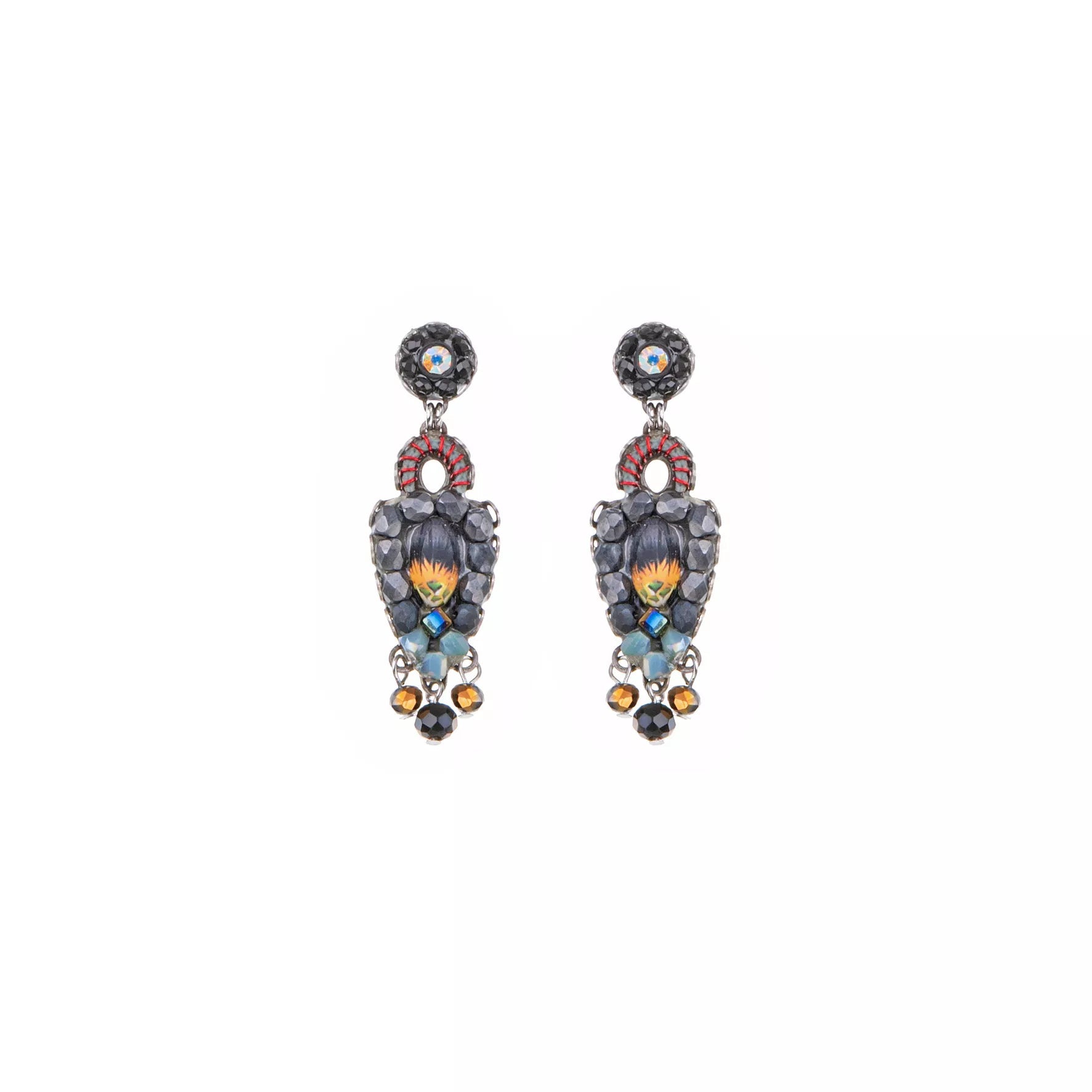 Ayala Bar Jewelry Ayalar Bar Black Casual Earrings Black Forest Set, Eliska