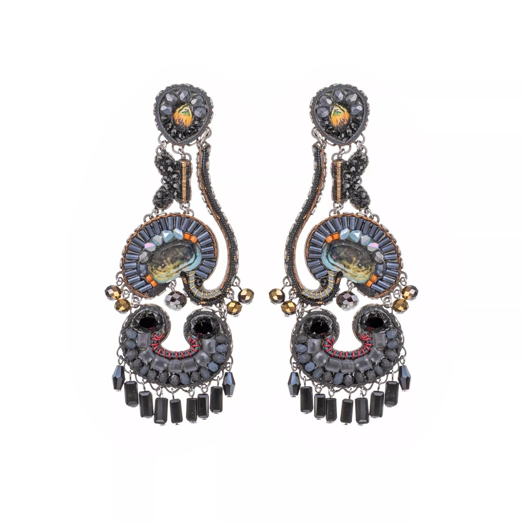 Ayala Bar Jewelry Ayalar Bar Black Festive Earrings Black Forest Set, Eliane