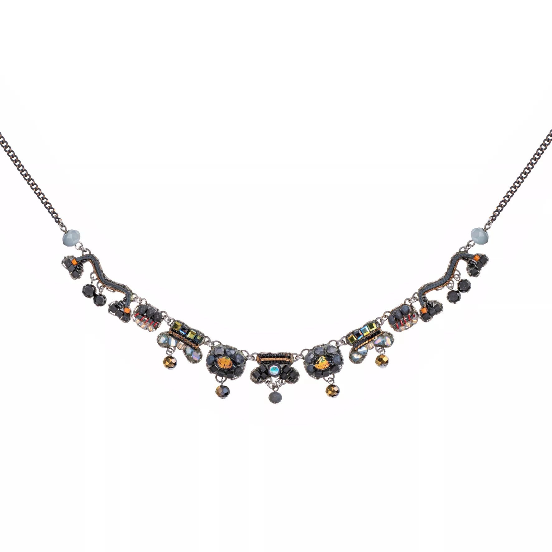 Ayala Bar Jewelry Ayalar Bar Black Small Necklace Black Forest Set, Kala